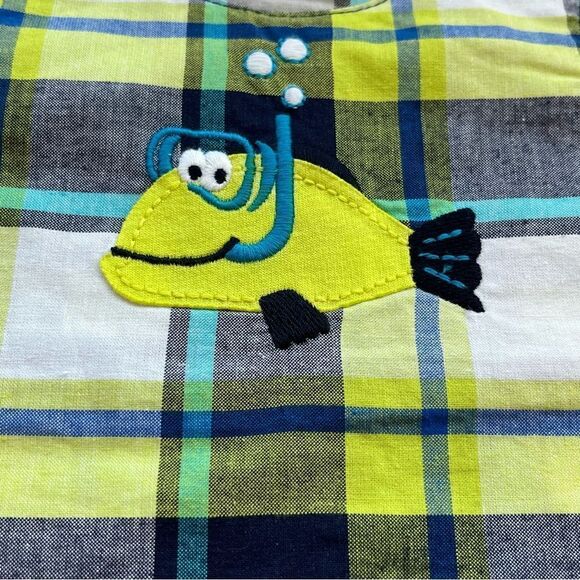 Carter’s Boys Plaid Romper Size 3 Months EUC - Picture 5 of 5